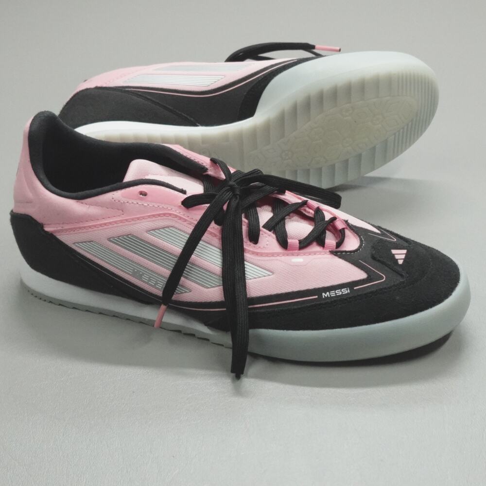 Adidas Pink Silver Black F50 Messi Freestyle Soccer Shoes Men’s Size 9 IH8360